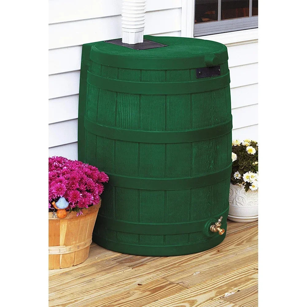 Nouveauté 2026 – Récupérateur d'eau de pluie Good Ideas Rain Wizard 50 gallons (190 litres