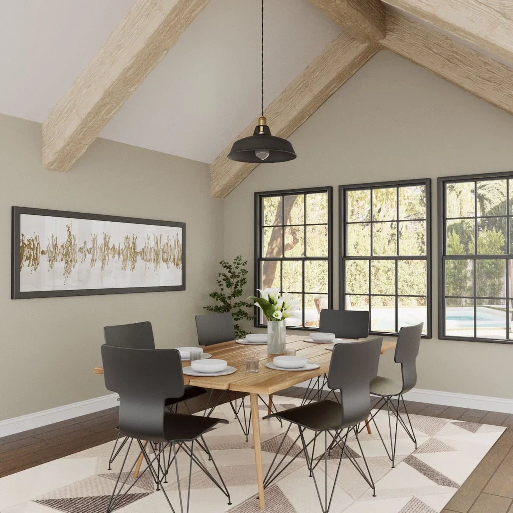 Nouveauté 2026 – Ekena Millwork 3 1/2 po L x 3 1/2 po H x 120 po P 3 côtés (poutre en U) Bois de récupération HeritageTimber Faux bois Poutre de plafond, Brun Kona