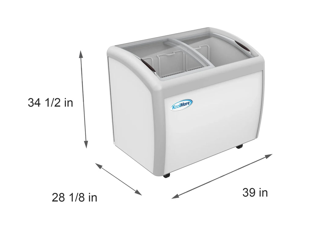 Nouveauté 2026 – Congélateur à crème glacée KoolMore 40 po - 9 pi³