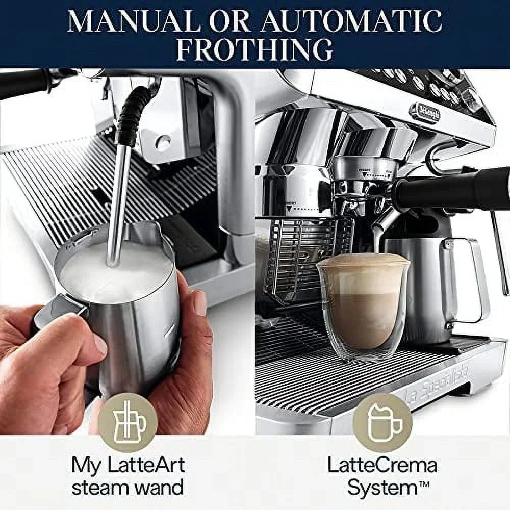 Nouveauté 2026 – De'Longhi EC9665M La Specialista Maestro Machine à expresso, acier inoxydable, argent, noir