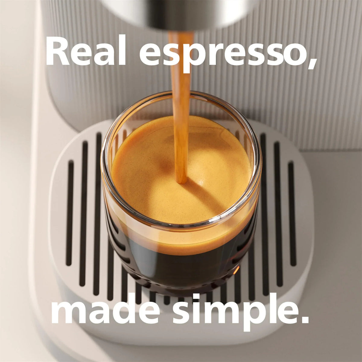 Nouveauté 2026 – Machine à expresso automatique Philips Baristina , blanc laiteux