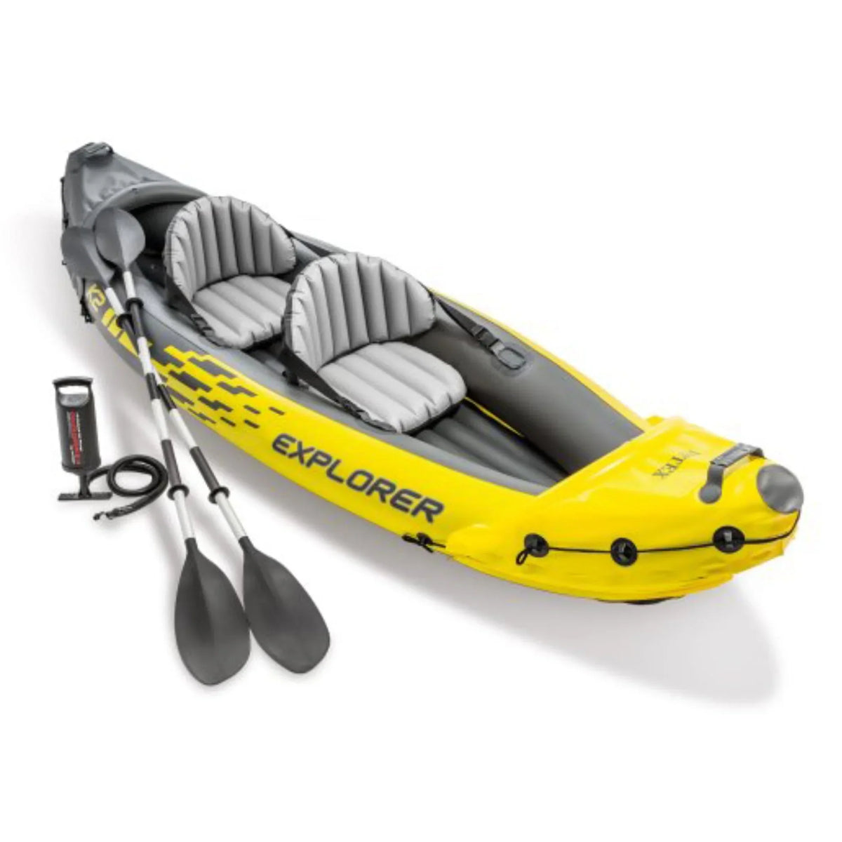 Nouveauté 2026 – Kayak gonflable Intex Explorer K2 avec rames et pompe à main