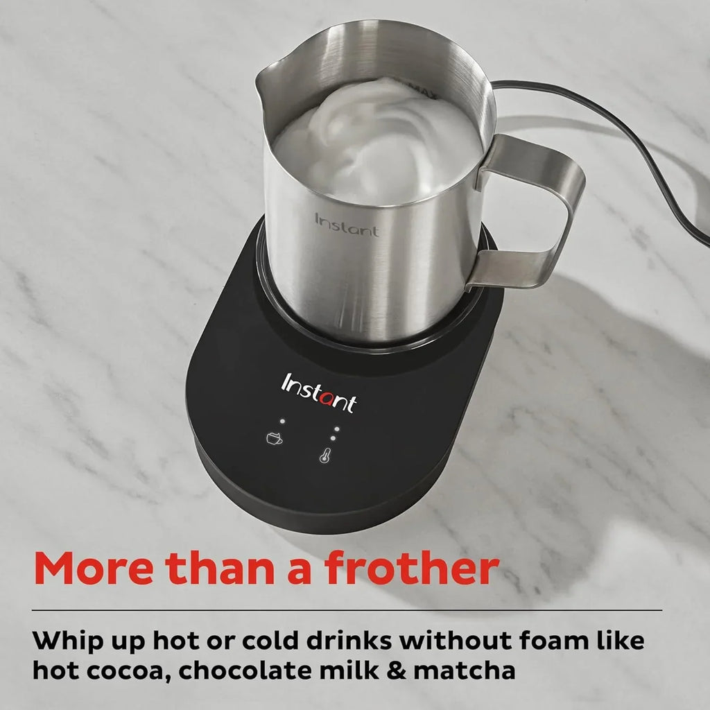 Nouveauté 2026 – Instant Pot Instant Magic Froth 9 en 1, mousseur à lait électrique, pichet en acier inoxydable de 500 ml, mousseur à lait chaud et froid, chauffe-lait pour lattes