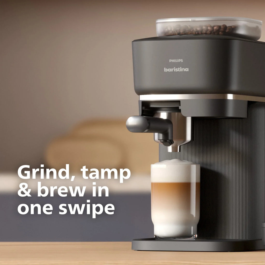 Nouveauté 2026 – Machine à expresso automatique Philips Baristina , blanc laiteux