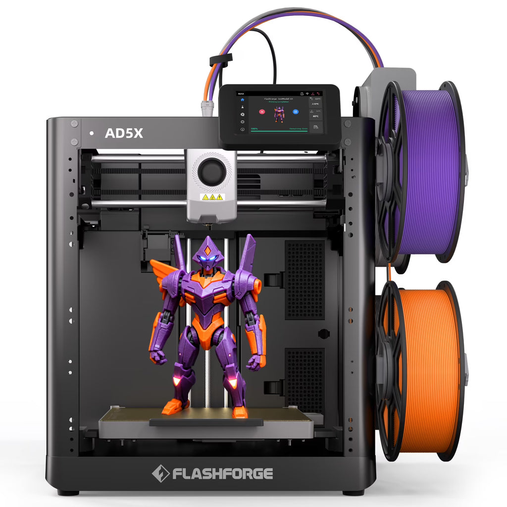 Nouveauté 2026 – Imprimante 3D Flashforge Adventurer 5M , imprimante 3D idéale pour les débutants et le bricolage à domicile, impression haute vitesse, format 22 x 22 x 22 cm, noire