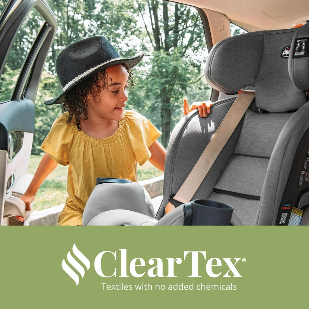 Nouveauté 2026 – Siège auto tout-en-un Chicco OneFit ClearTex - Gris ardoise. Neuf