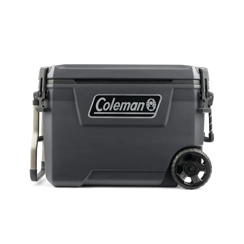 Nouveauté 2026 – Glacière rigide Coleman Convoy Series , 65 pintes (environ 60 litres), avec roulettes, capacité jusqu'à 48 canettes, couleur noyer brun
