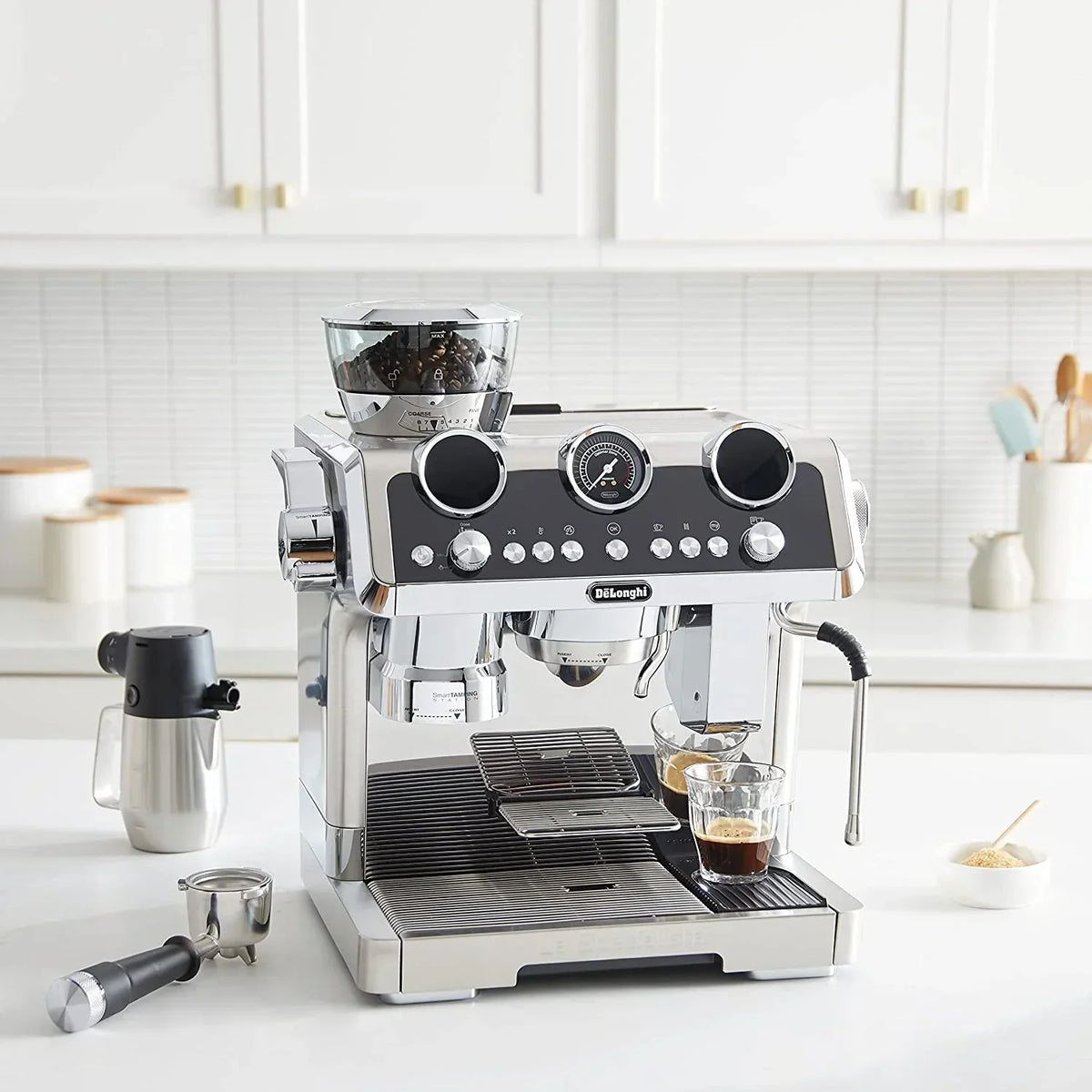 Nouveauté 2026 – De'Longhi EC9665M La Specialista Maestro Machine à expresso, acier inoxydable, argent, noir
