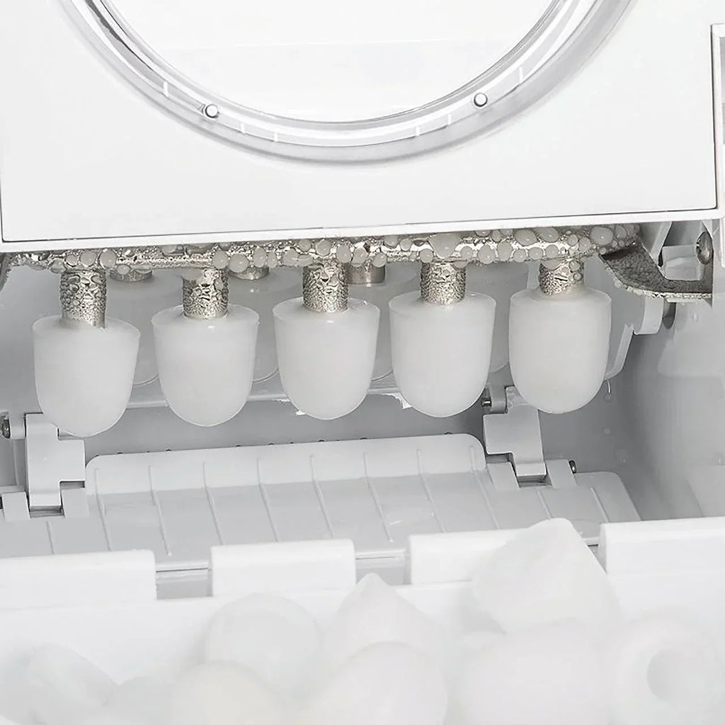 Nouveauté 2026 – Machine à glaçons portable autonettoyante Frigidaire , acier inoxydable noir, (EFIC117-Ssblack_Sc
