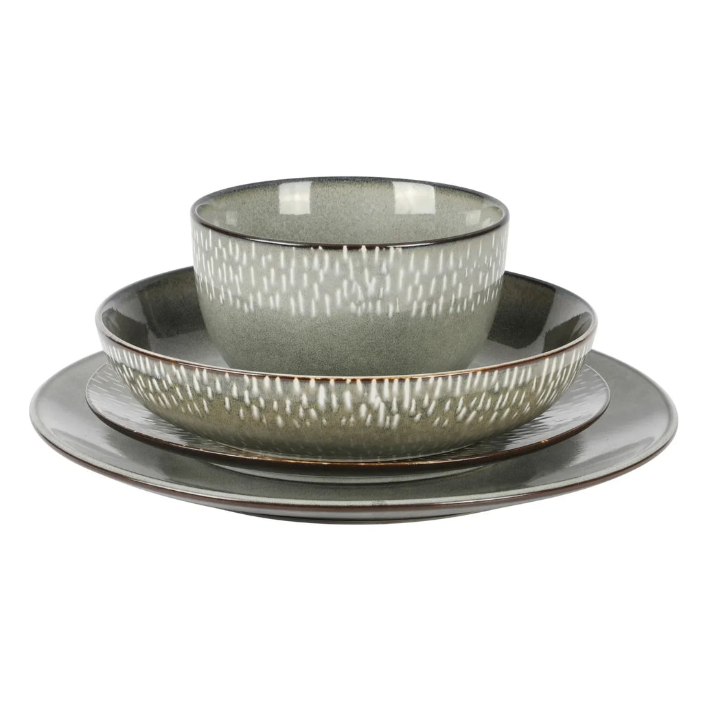 Nouveauté 2026 – Service de table 16 pièces Gibson Elite Matisse - Taupe