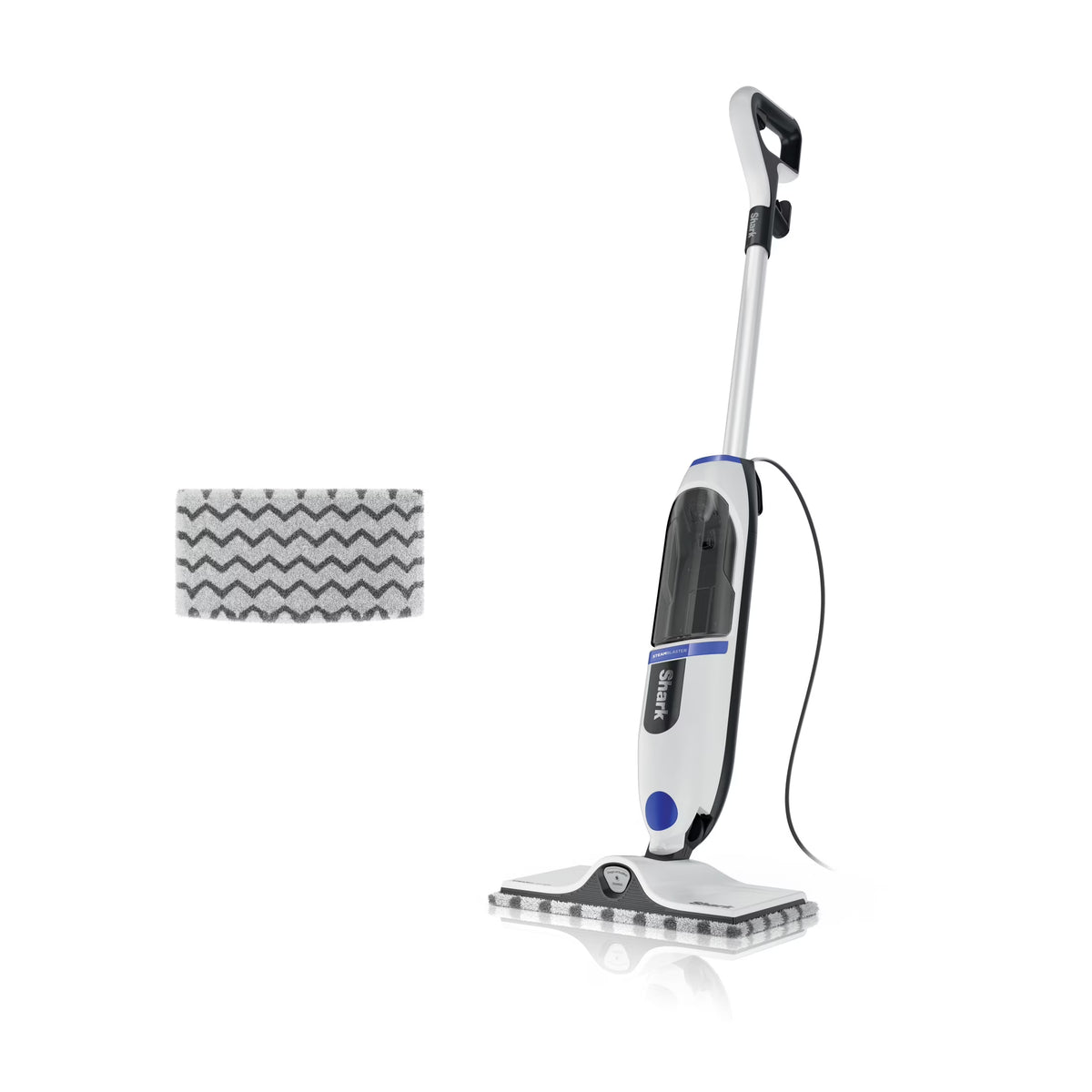 Nouveauté 2026 – Balai vapeur Shark SteamSpot avec jet de vapeur pour sols durs scellés, réservoir amovible XL, lingette anti-salissures lavable, 2 modes, S2000