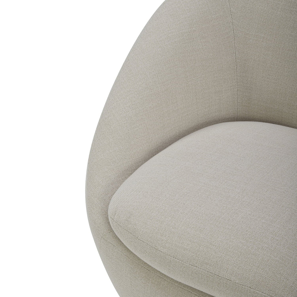 Nouveauté 2026 – Fauteuil pivotant Mira de Better Homes & Gardens , en peau de mouton retournée crème
