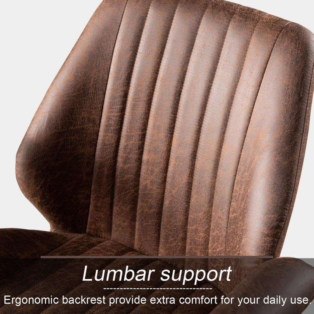 Nouveauté 2026 – Chaise de bureau ergonomique Ovios , chaise de bureau moderne en tissu suédé avec soutien lombaire pour bureau à domicile