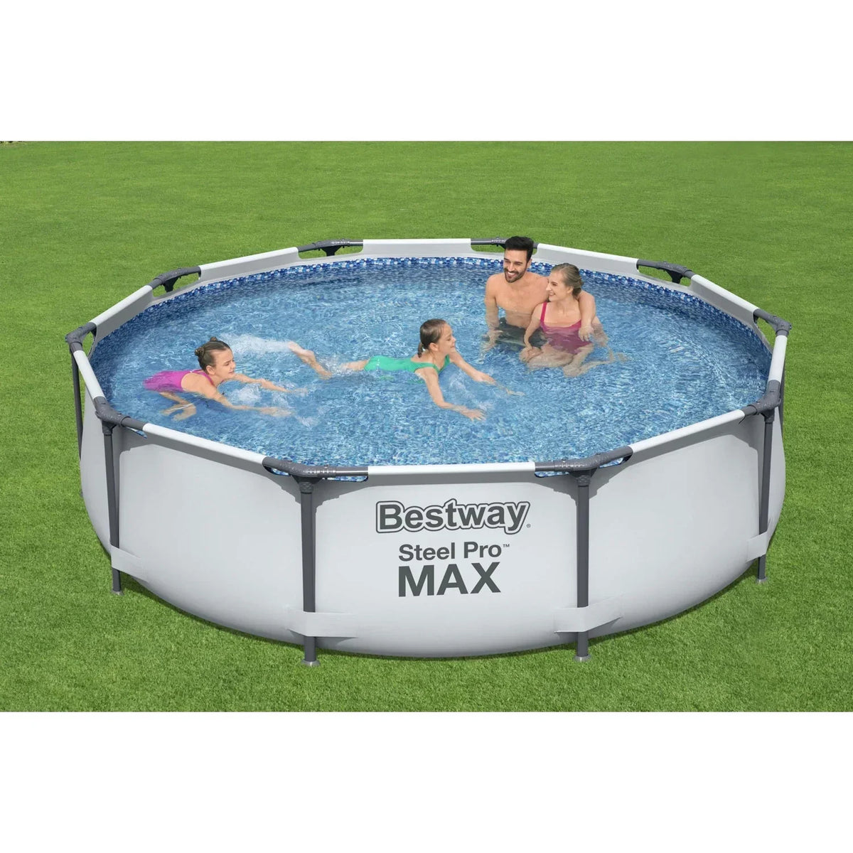 Nouveauté 2026 – Piscine hors sol ronde Bestway Steel Pro MAX 10 pi x 30 po