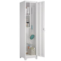 Nouveauté 2026 – Armoire à balais Marcree Slim , armoire métallique avec étagères et tringle de suspension, armoire de rangement utilitaire de 165 cm avec porte verrouillable, armoire de rangement haute pour produits de nettoyage, idéale pour la cuis