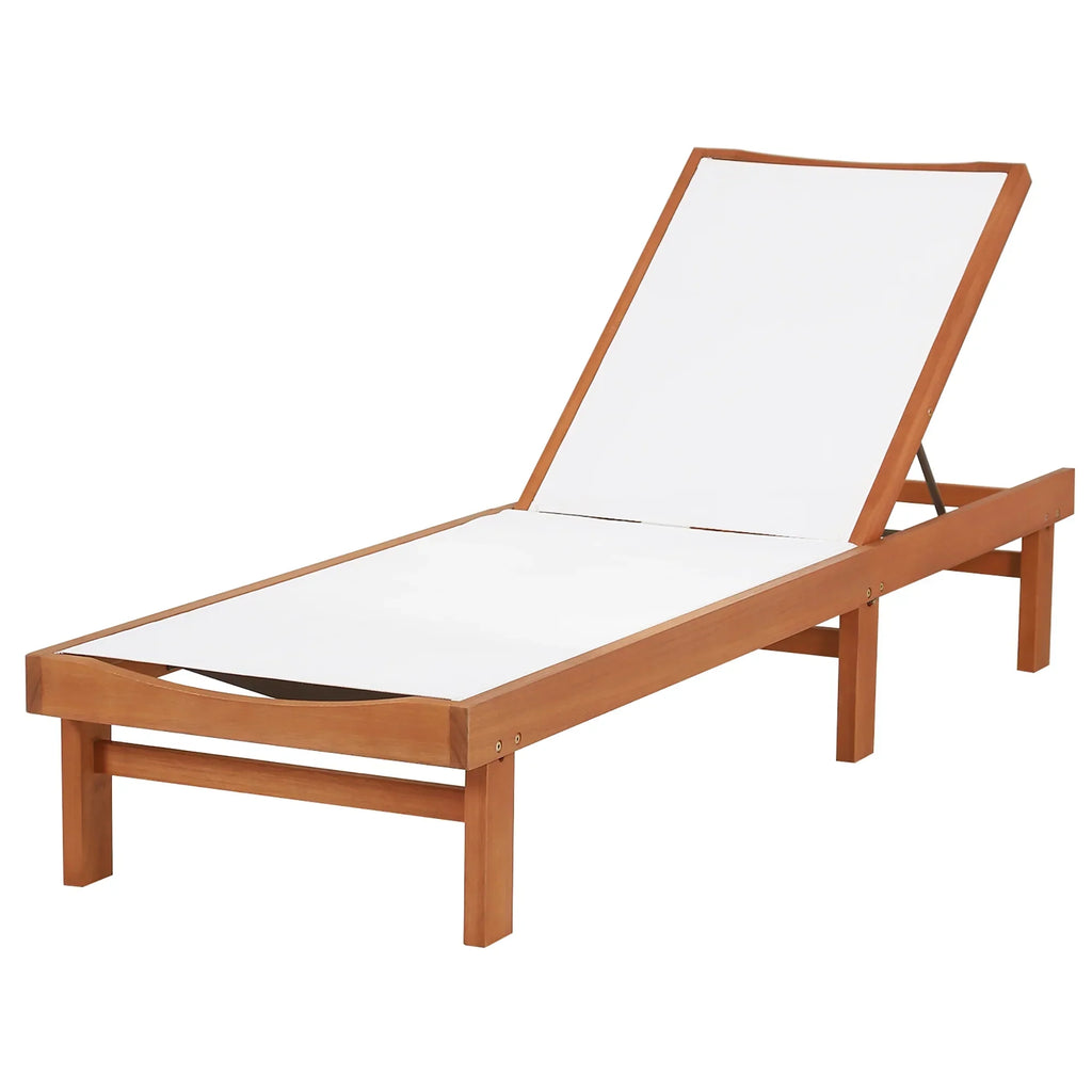 Nouveauté 2026 – Chaise longue inclinable en bois Gymax 2PCS pour patio avec dossier réglable