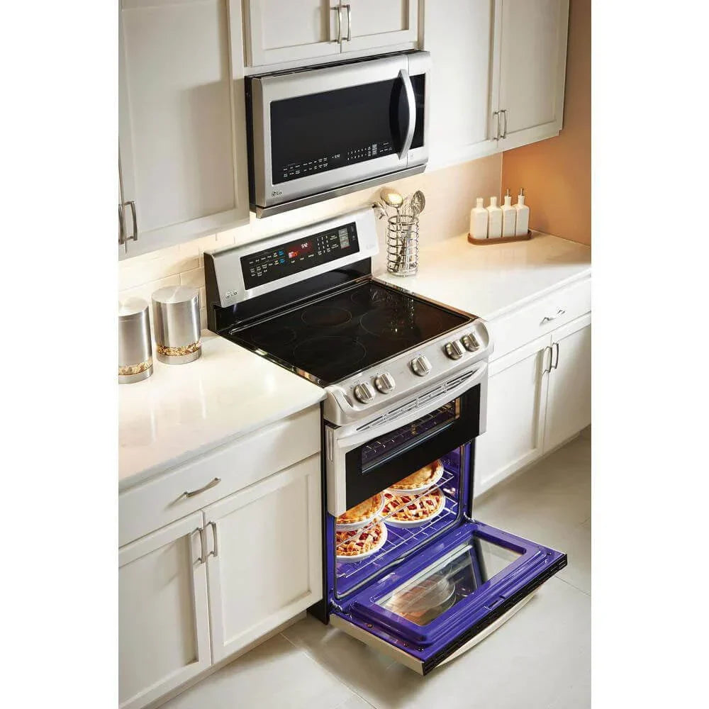 Nouveauté 2026 – Cuisinière électrique LG LDE4413ST 7,3 pi³ à double four en acier inoxydable