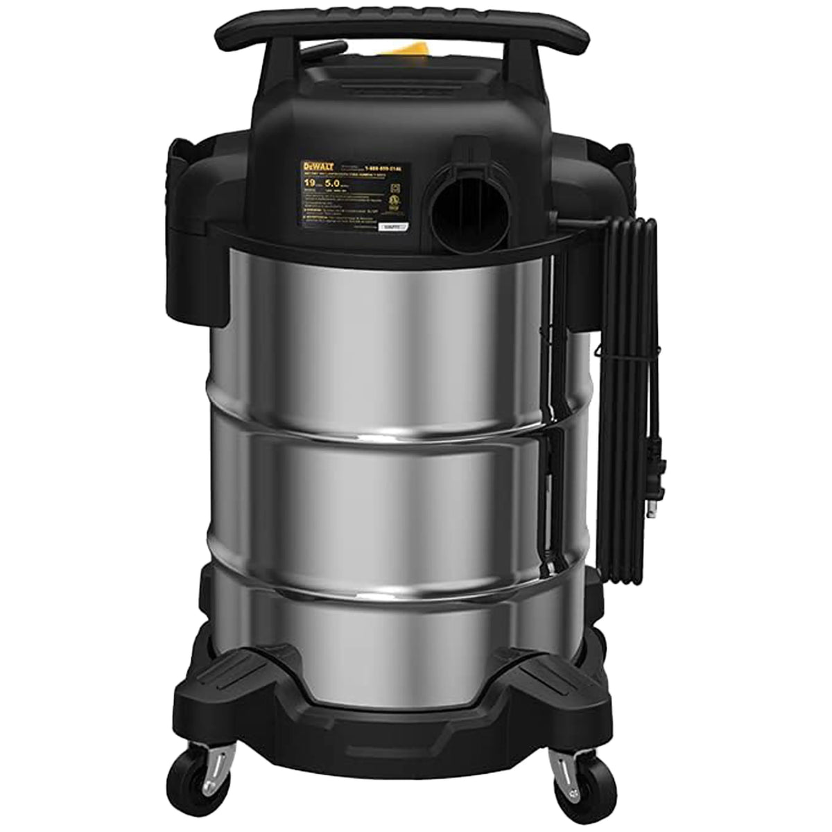 Nouveauté 2026 – Aspirateur eau et poussière Dewalt DXV08SA en acier inoxydable, 8 gallons, 5 HP (vente au détail