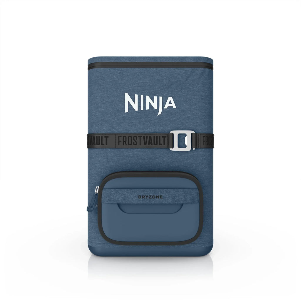 Nouveauté 2026 – Glacière souple Ninja Outdoor FrostVault Go 24 canettes avec zone froide et sèche, bleu bord de lac - FF124NV