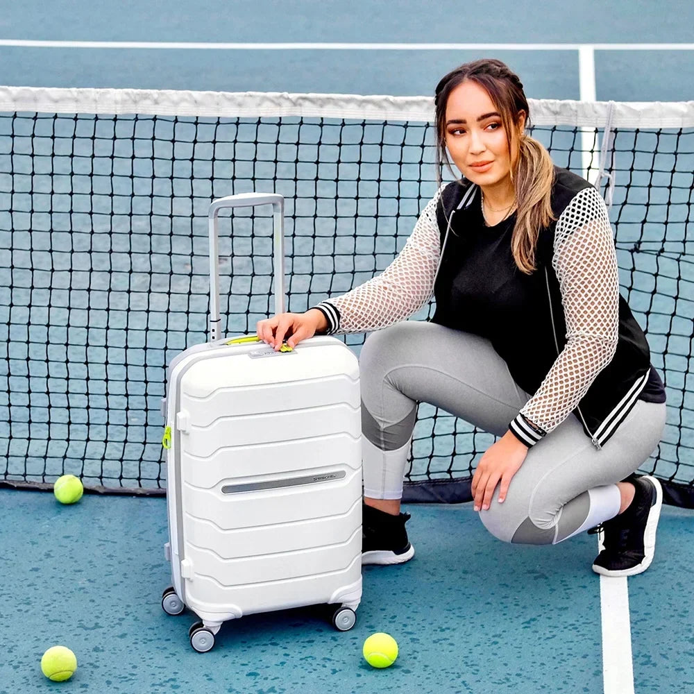 Nouveauté 2026 – Ensemble de 2 valises rigides extensibles à roulettes Samsonite Freeform (21/28 - Cabine/Grande