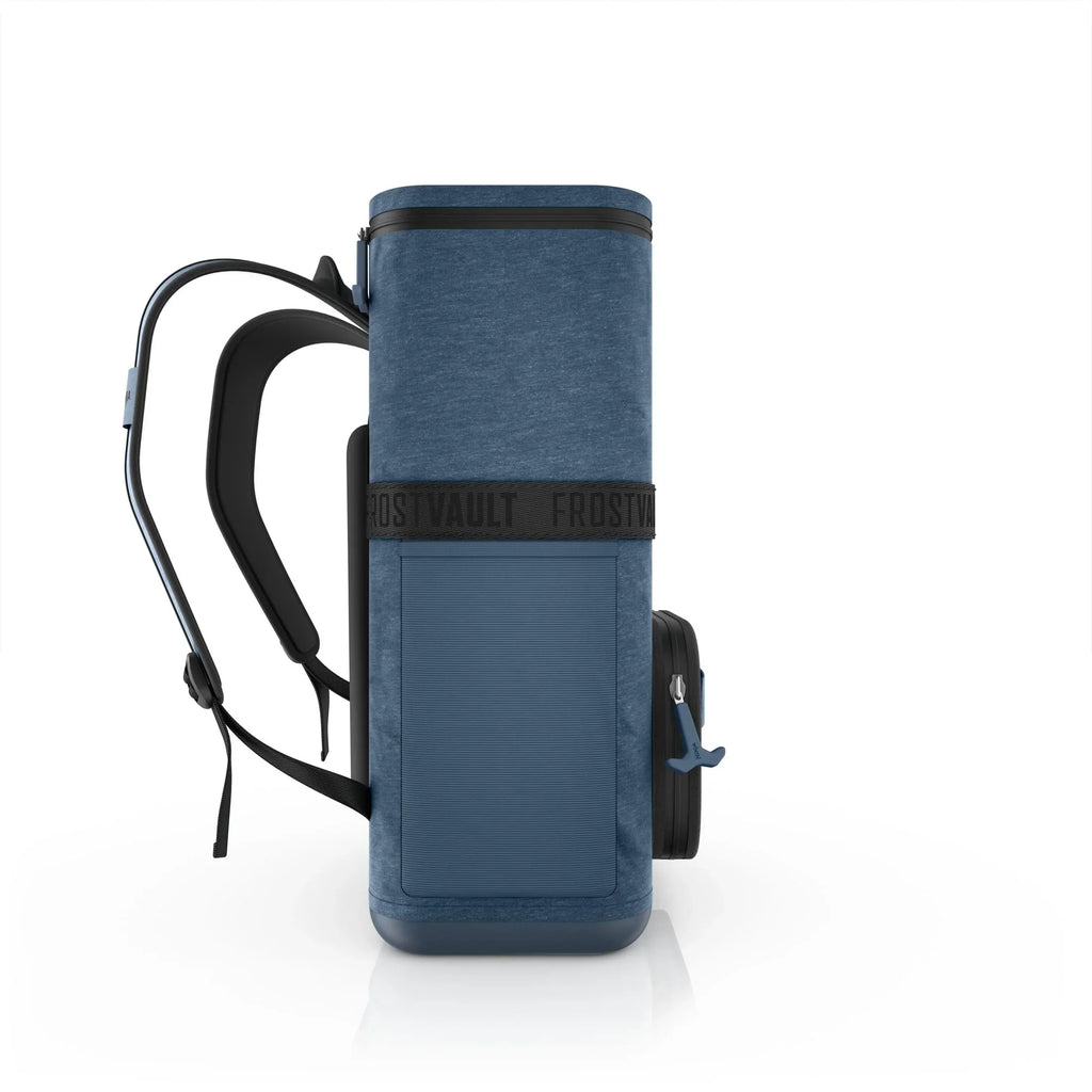 Nouveauté 2026 – Glacière souple Ninja Outdoor FrostVault Go 24 canettes avec zone froide et sèche, bleu bord de lac - FF124NV