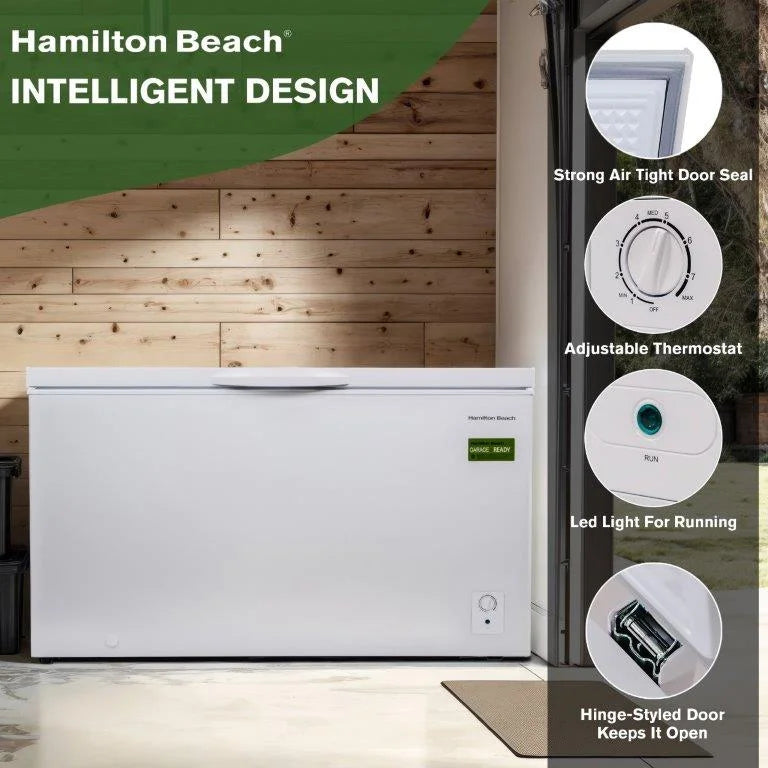 Nouveauté 2026 – Congélateur coffre Hamilton Beach 14 pi³ (396 L), HZ7941-3BCOM, blanc, année