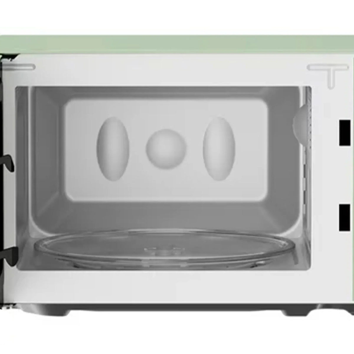 Nouveauté 2026 – Micro-ondes rétro classique Magic Chef 0,7 pi³ (19,8 L), 700 W, vert (neuf, boîte ouverte
