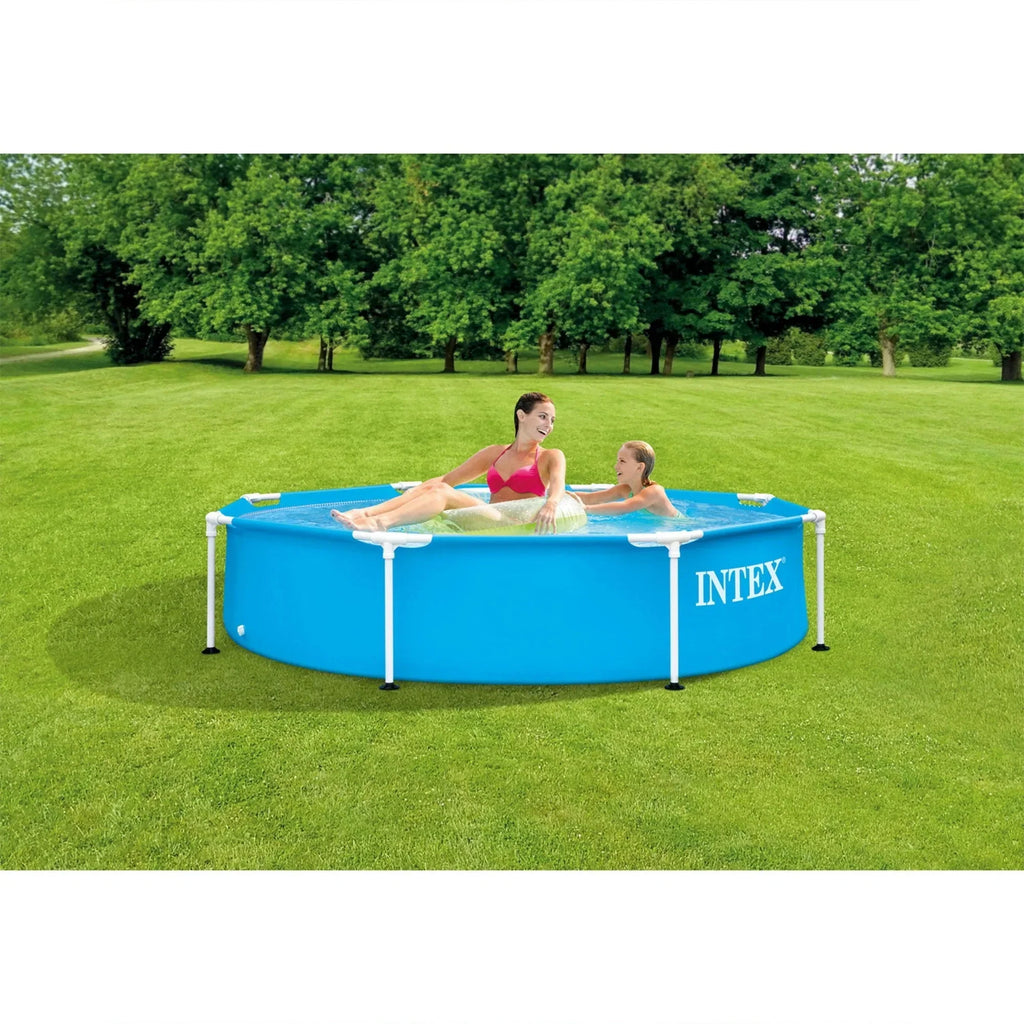 Nouveauté 2026 – Piscine Intex 28205EH , 2,44 m x 61 cm, structure en acier durable et résistant à la rouille