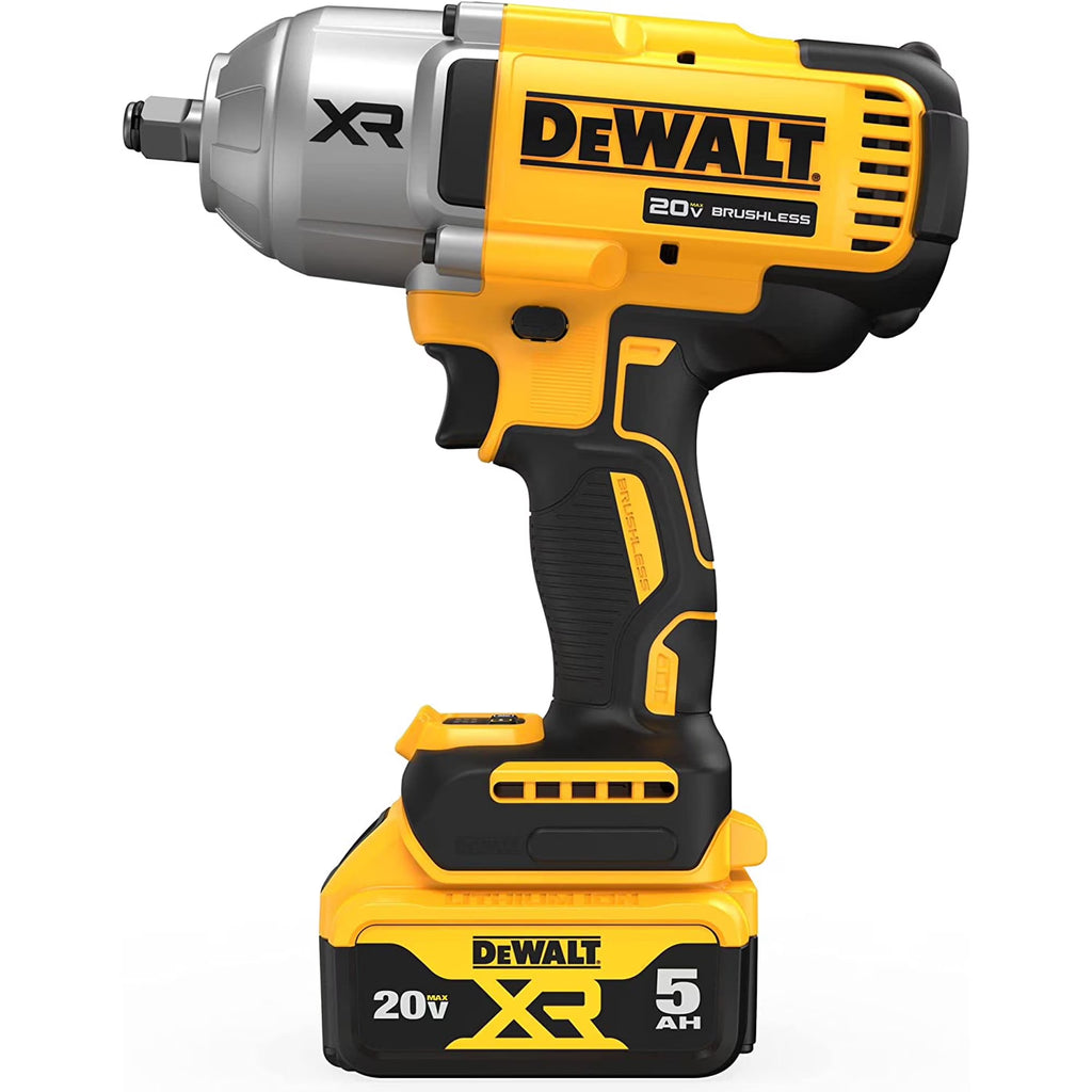 Nouveauté 2026 – Clé à chocs haute performance DEWALT 20V MAX XR 1/2" avec kit d'enclume à anneau de retenue (DCF900P1
