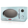 Nouveauté 2026 – Four à micro-ondes de comptoir Nostalgia Retro , 0,9 pi³, 800 watts, bleu turquoise