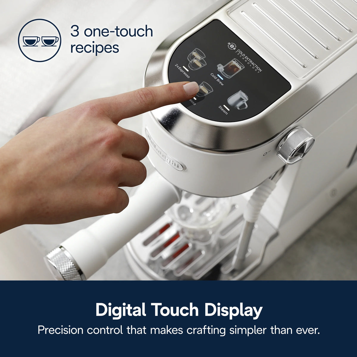 Nouveauté 2026 – Machine à expresso De’Longhi Dedica Duo , format compact avec mousseur intégré pour latte art, expresso, café infusé à froid, lattes et plus encore, acier inoxydable