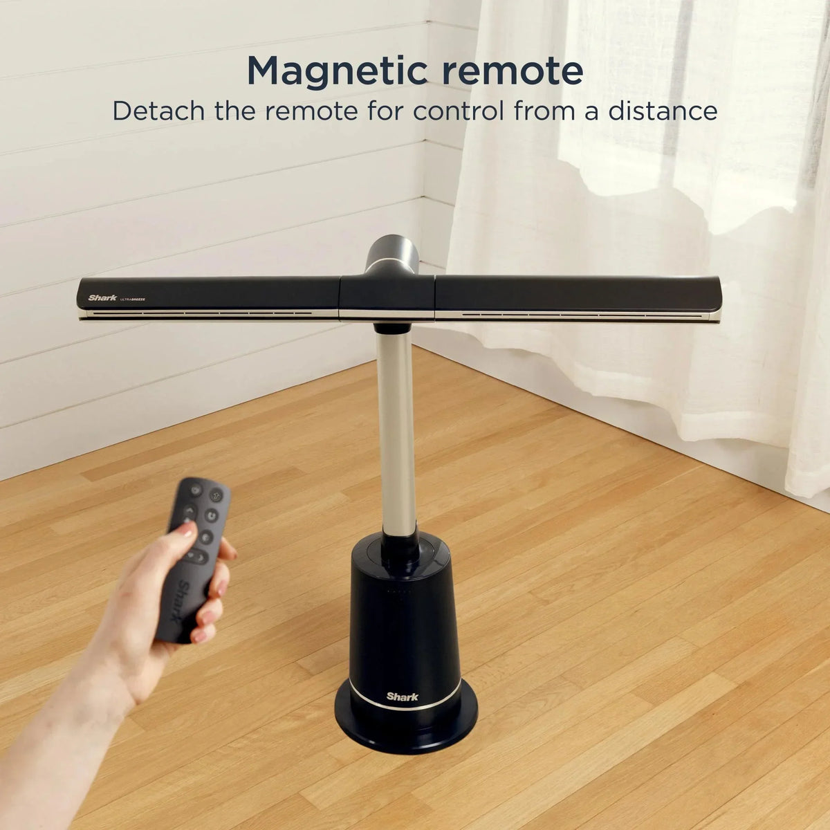 Nouveauté 2026 – Ventilateur Shark TurboBlade XL « Tour sans pales ultra-personnalisable, pivotante, rotative, oscillante à 180° », TF200, anthracite