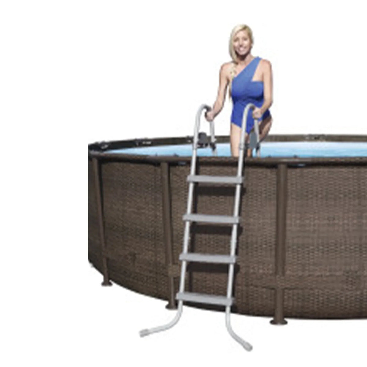 Nouveauté 2026 – Ensemble de piscine extérieure ronde Bestway Power Steel 14 pi x 42 po