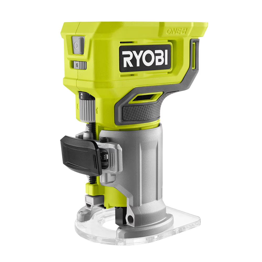 Nouveauté 2026 – Défonceuse compacte sans fil RYOBI 18V à base fixe (outil seul