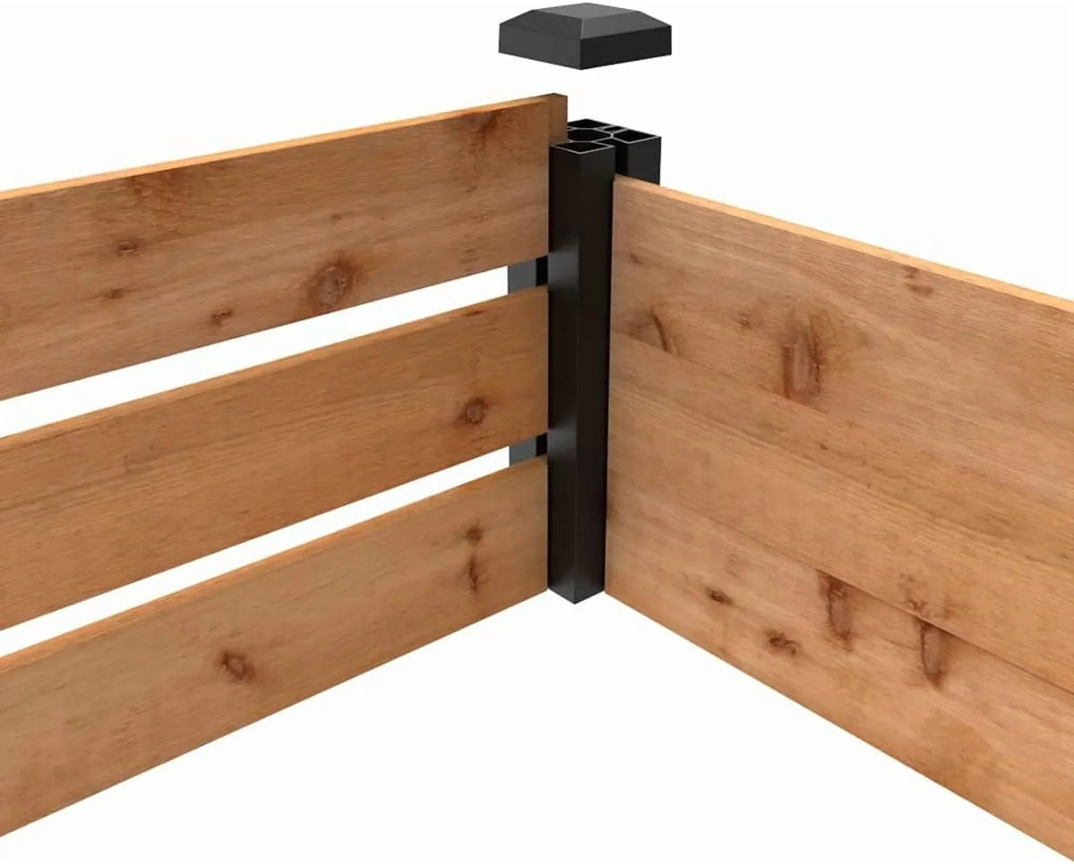 Nouveauté 2026 – Potager surélevé en cèdre naturel Haven de 60 cm x 240 cm (Outdoor Essentials Haven