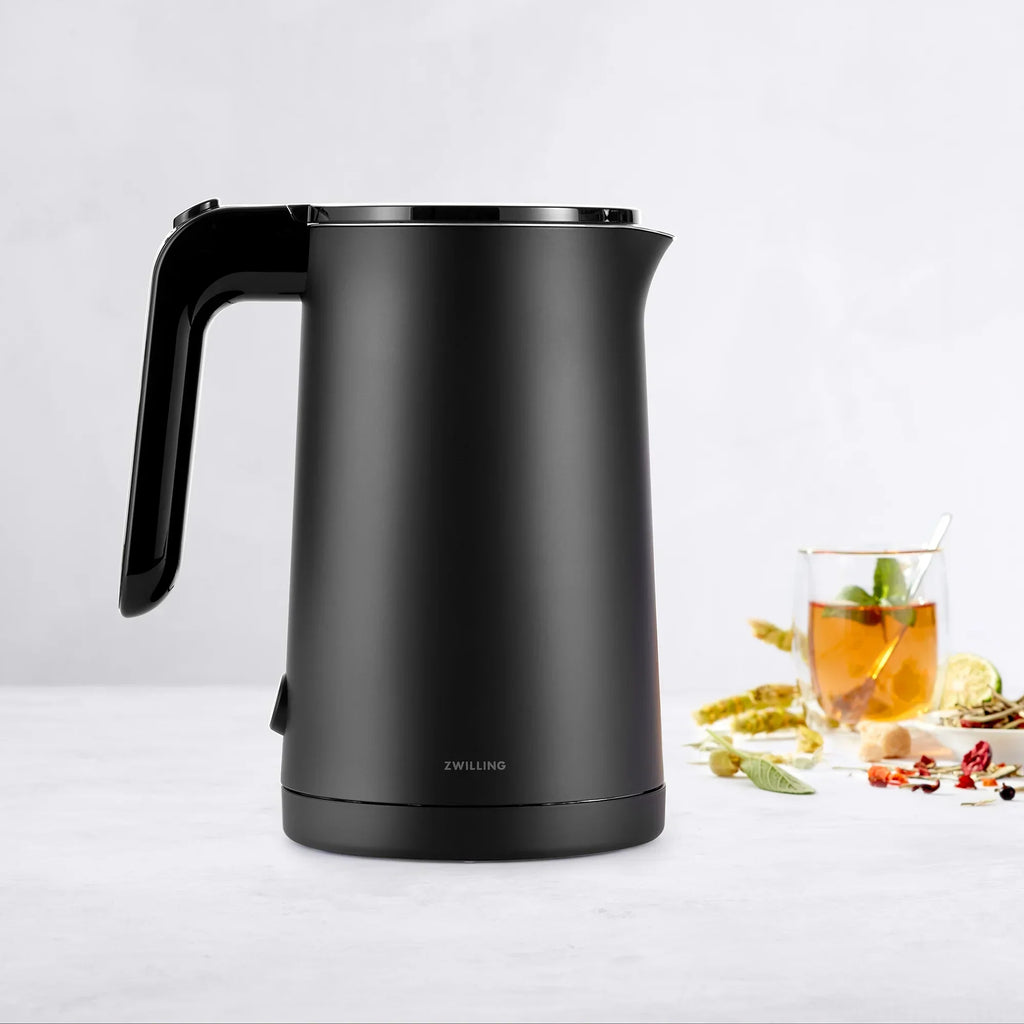 Nouveauté 2026 – Bouilloire électrique sans fil Enfinigy Cool Touch 1 litre ZWILLING , avec eau chaude instantanée - Noire