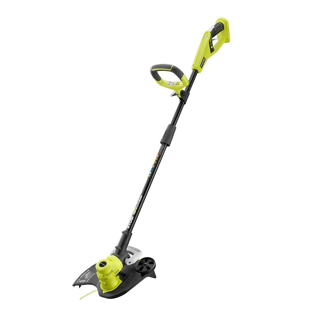 Nouveauté 2026 – Coupe-bordures/dresse-bordures Ryobi ONE+ 18 volts à arbre droit, modèle , conception légère, 25-30 cm