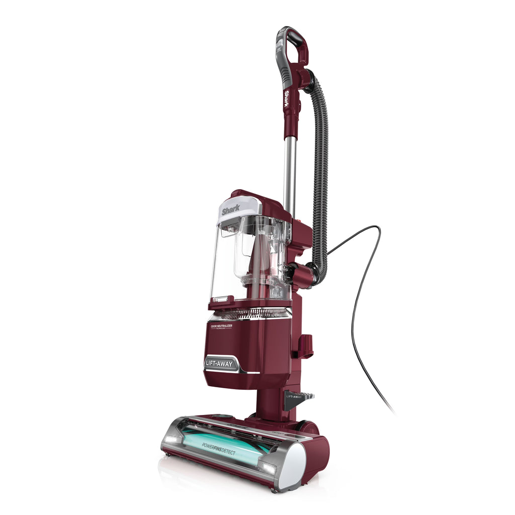 Nouveauté 2026 – Aspirateur vertical filaire Shark Detect Lift-Away ADV avec technologie PowerFins Detect, brosse autonettoyante et neutralisateur d'odeurs, LA492, bordeaux