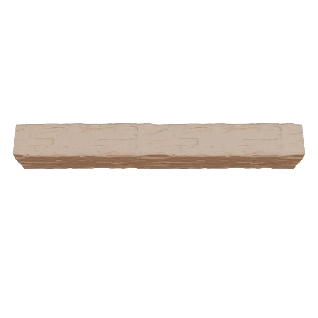 Nouveauté 2026 – Ekena Millwork 3 1/2 po L x 3 1/2 po H x 120 po P 3 côtés (poutre en U) Bois de récupération HeritageTimber Faux bois Poutre de plafond, Brun Kona