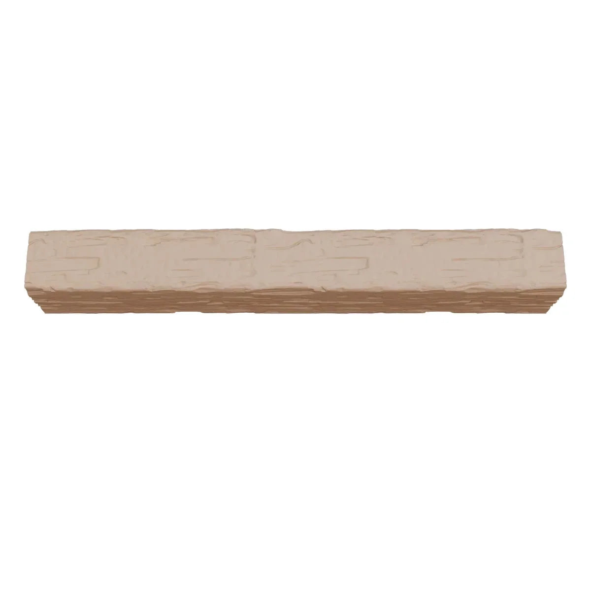 Nouveauté 2026 – Ekena Millwork 3 1/2 po L x 3 1/2 po H x 120 po P 3 côtés (poutre en U) Bois de récupération HeritageTimber Faux bois Poutre de plafond, Brun Kona