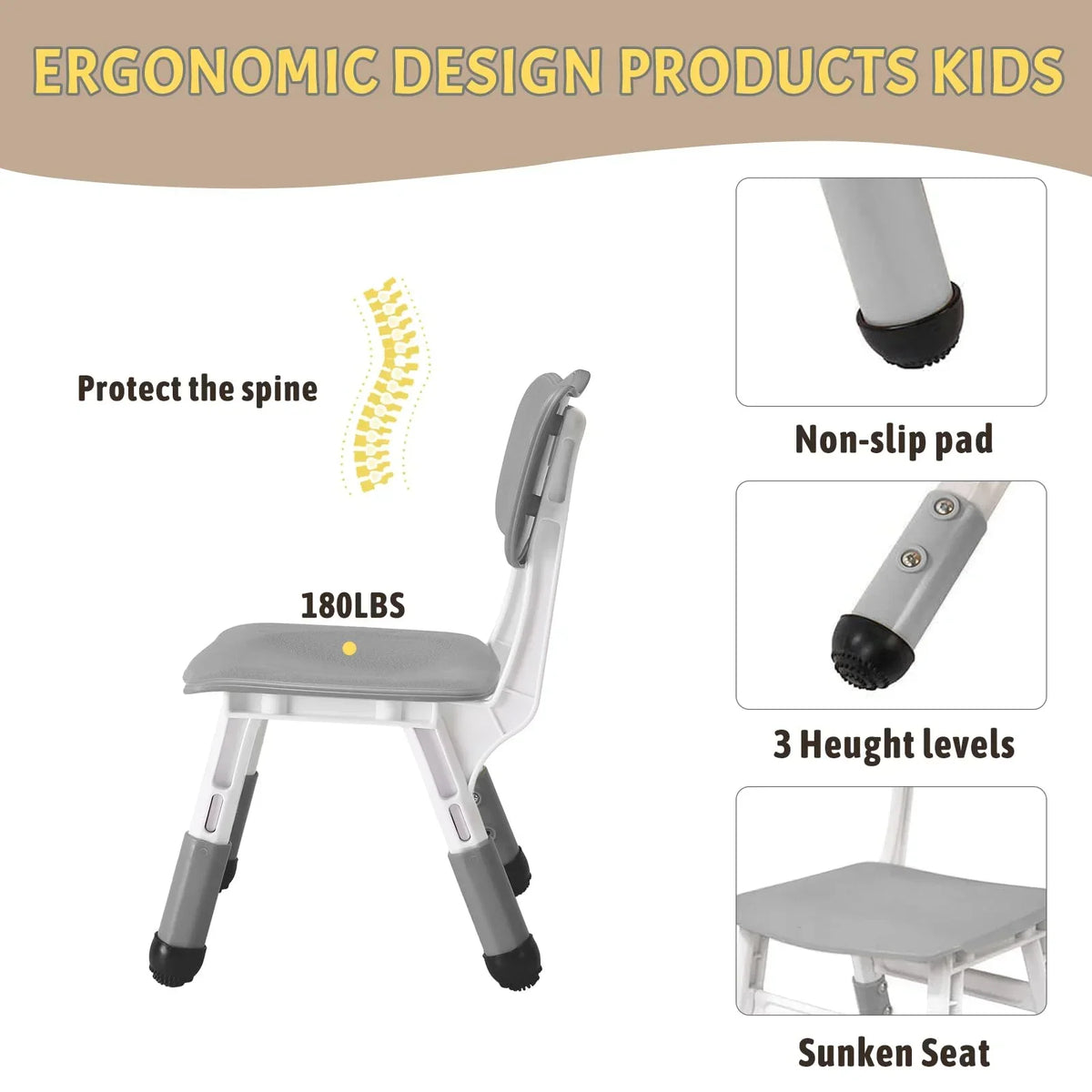Nouveauté 2026 – Ensemble table et chaises pour enfants TROPOW , table réglable en hauteur pour tout-petits et 6 chaises, table multi-activités avec plateau à motifs graffiti et pieds antidérapants pour les enfants de 2 à 10 ans, idéale pour les gard