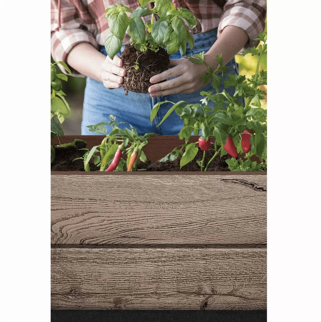 Nouveauté 2026 – Lit de jardin surélevé en résine de 29 gallons de la collection Signature Keter