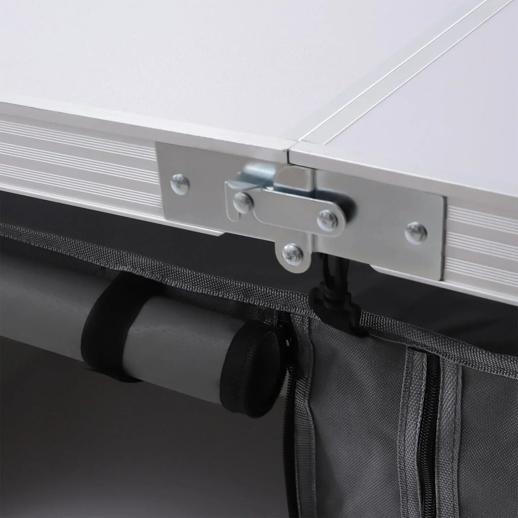 Nouveauté 2026 – Table de camping pliante portable en aluminium, hauteur réglable, idéale pour cuisiner en intérieur et en extérieur