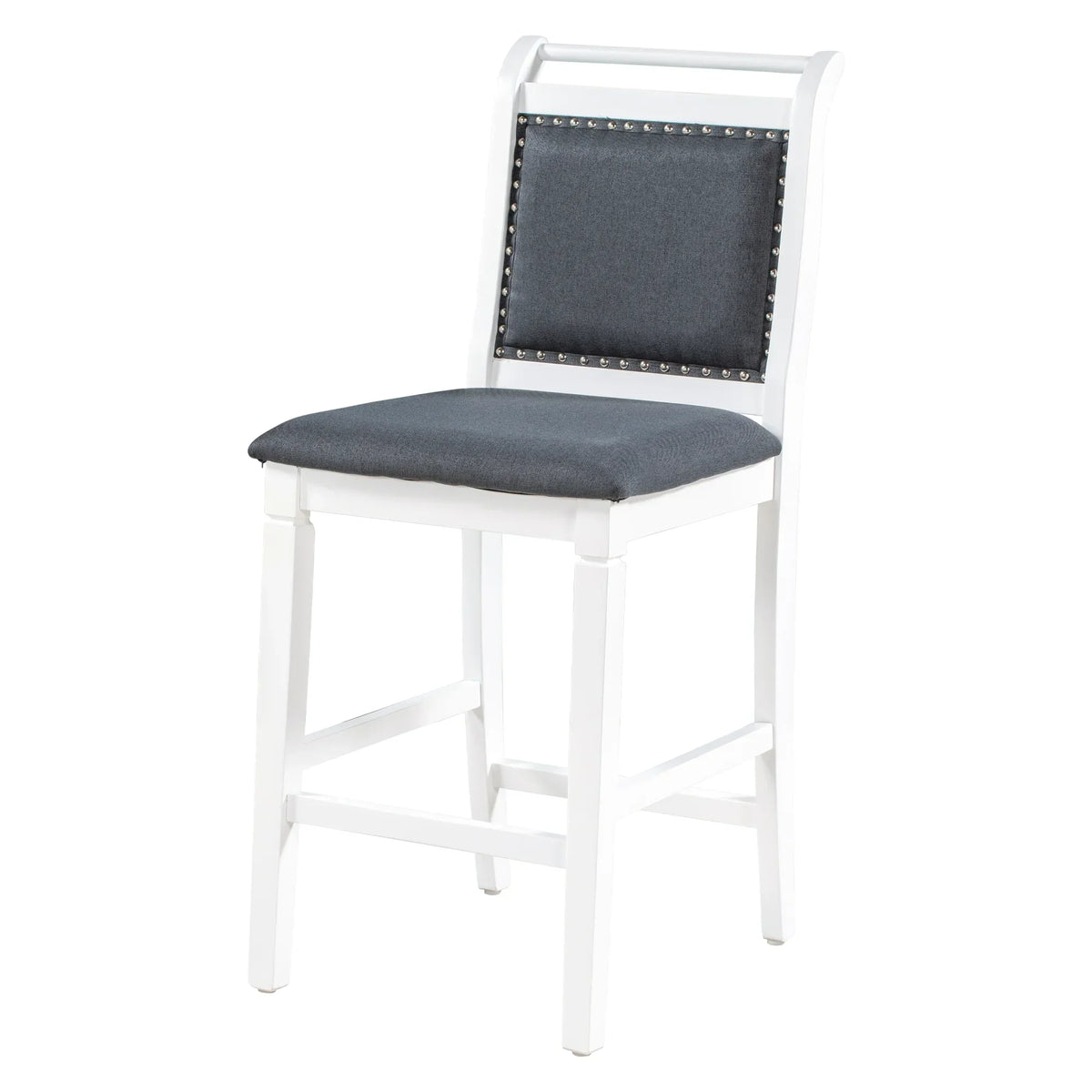 Nouveauté 2026 – Ensemble de salle à manger pliant 3 pièces en bois Harper & Bright Designs : table à abattants et 2 chaises de bar rembourrées, idéal pour les petits espaces, marron