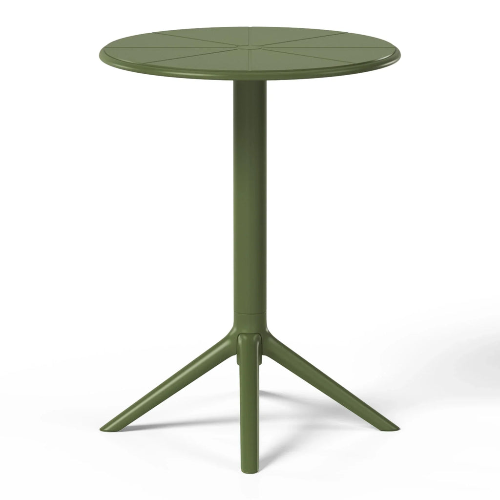 Nouveauté 2026 – Ensemble bistro de patio extérieur 3 pièces WestinTrends Playa en résine, vert olive, avec chaises d'appoint empilables