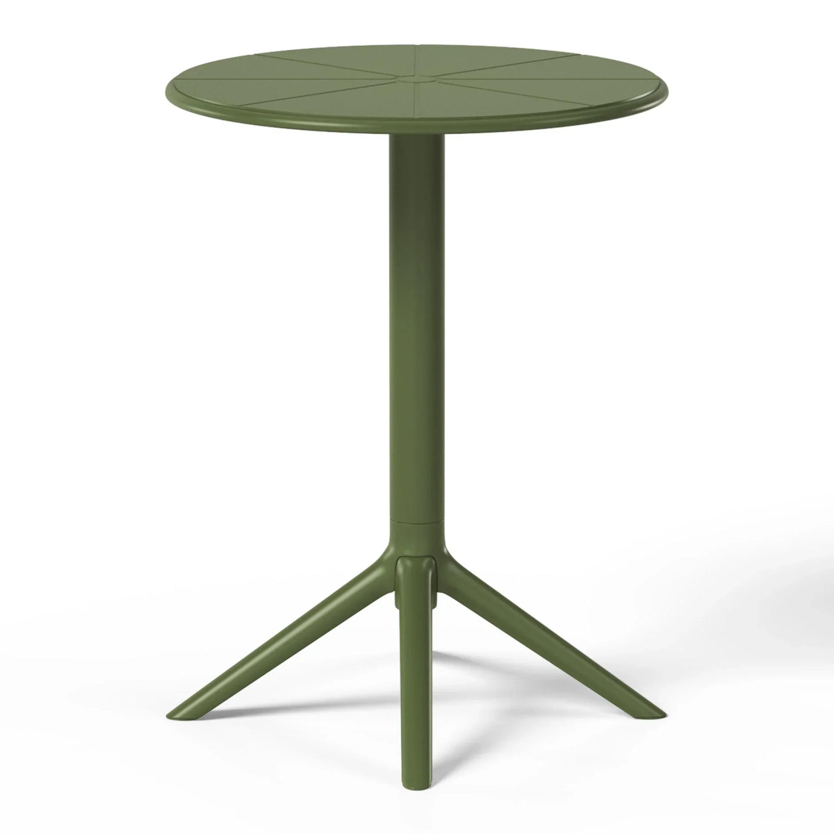 Nouveauté 2026 – Ensemble bistro de patio extérieur 3 pièces WestinTrends Playa en résine, vert olive, avec chaises d'appoint empilables
