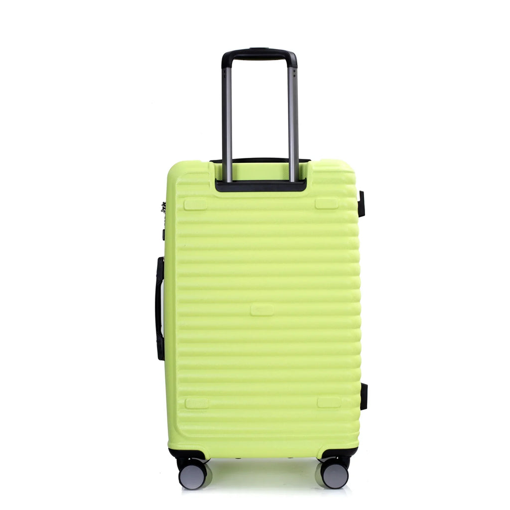 Nouveauté 2026 – Ensemble de 3 valises PAPROOS (51/61/71 cm), valise rigide légère avec port USB et crochets latéraux, bagage de voyage avec serrure TSA, valise à roulettes rigide pour l'école et les voyages, rose