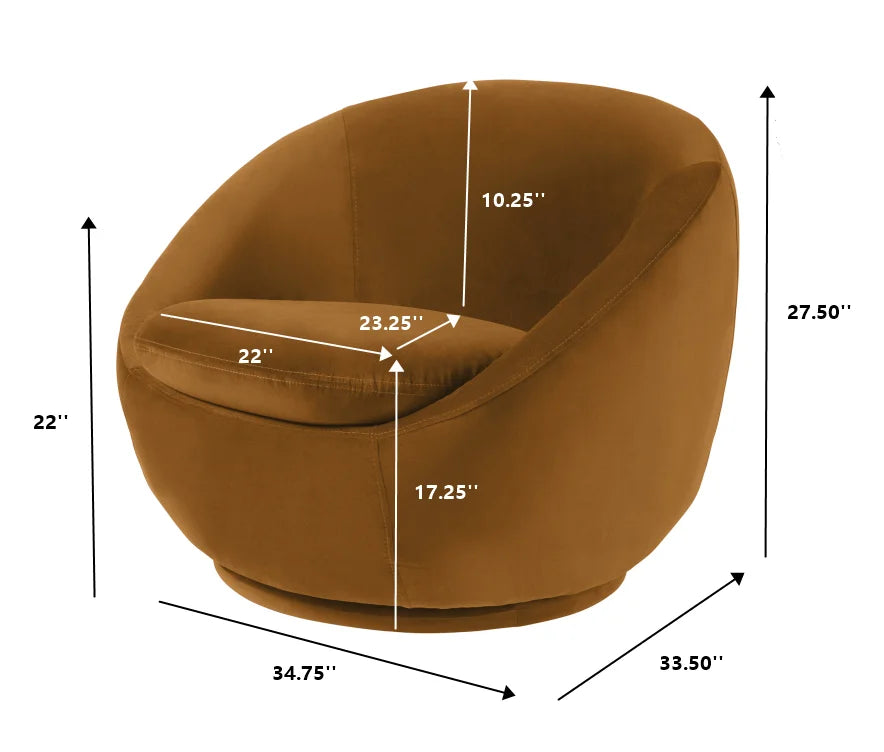 Nouveauté 2026 – Fauteuil pivotant Mira de Better Homes & Gardens , en peau de mouton retournée crème