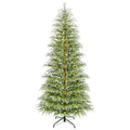 Nouveauté 2026 – Sapin de Noël artificiel 9' en cyprès vert pré-illuminé, , avec 600 lumières LED blanc chaud scintillantes, par My Texas House