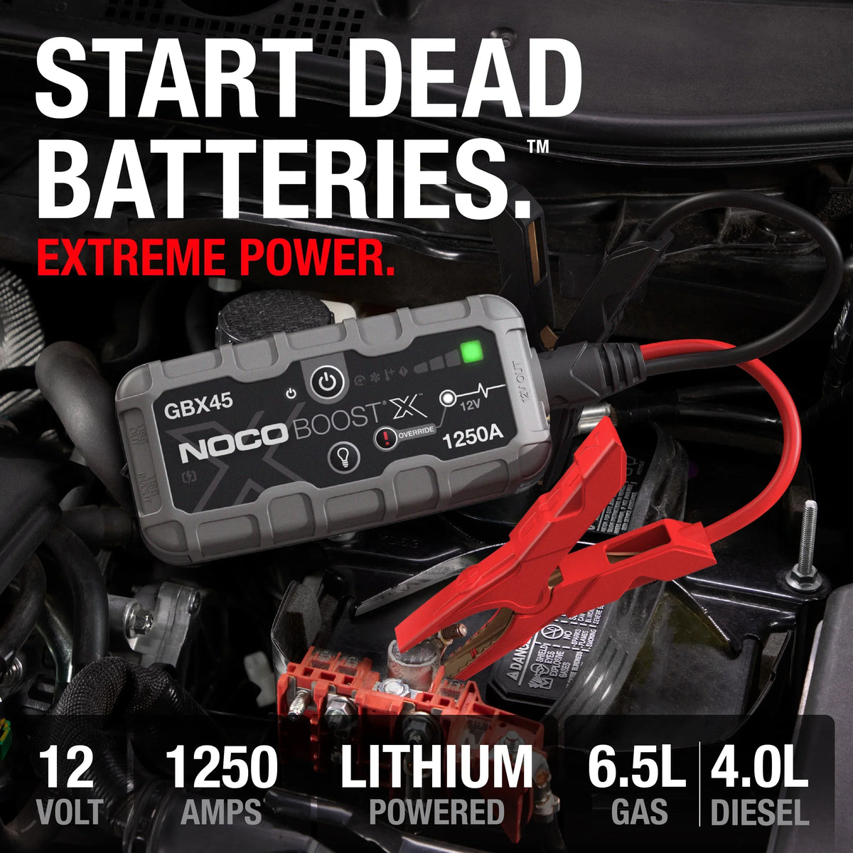 Nouveauté 2026 – NOCO Boost X GBX45 : Démarreur de batterie portable au lithium ultra-sécurisé 12 V et 1250 A